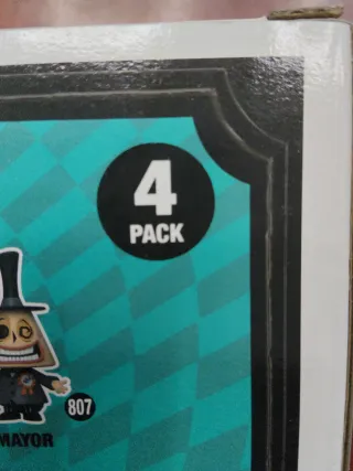 Pack 4 Figuras Funko Pop! Disney Jack Skellington