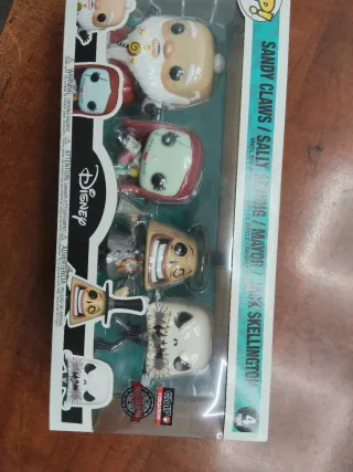 Pack 4 Figuras Funko Pop! Disney Jack Skellington