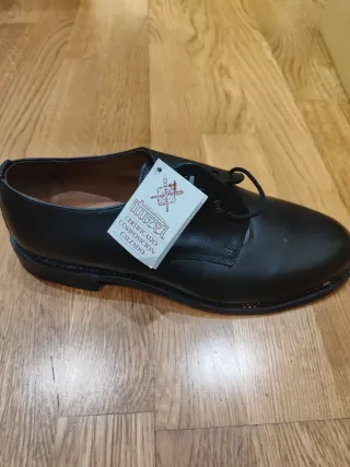 3 Pares Zapatos Piel Ejército Negros