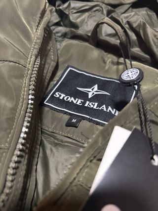 Chubasquero Stone Island Verde Talla M