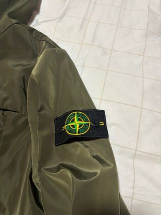 Chubasquero Stone Island Verde Talla M