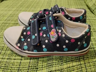 Bambas tela niña nº35 topos