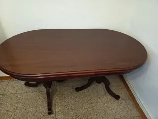 Mesa comedor extensible de madera