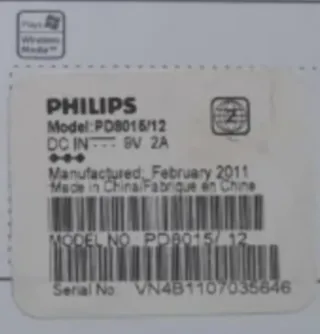 DVD y TV Portátil Philips Azul USB Niños