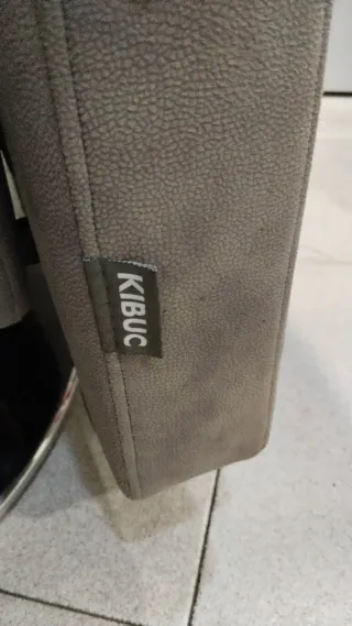 Sillón KIBUK Relax Manual Giratorio Gris