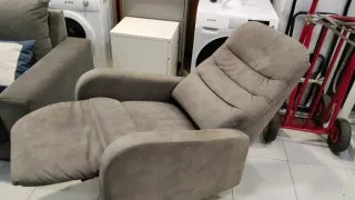 Sillón KIBUK Relax Manual Giratorio Gris