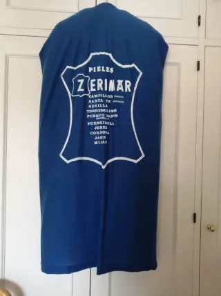 Chaquetón de zorro gris y blanco