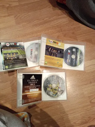 Lote 3 Juegos FIFA PS3: 15, 16, 17