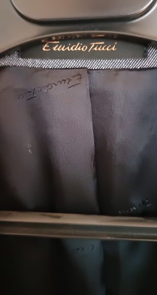 Chaqueta Emidio Tucci Talla 52 Gris Nueva