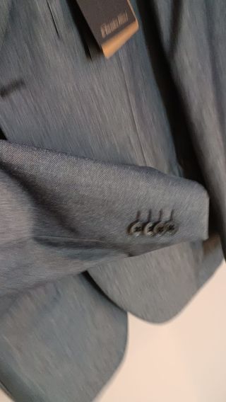 Chaqueta Emidio Tucci Talla 52 Gris Nueva