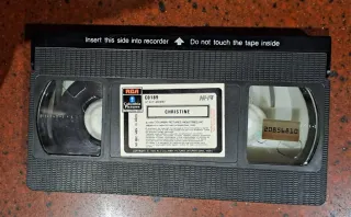 Christine VHS John Carpenter Terror