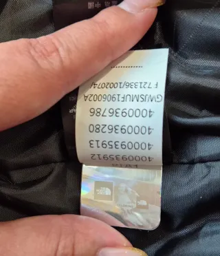 Chaqueta The North Face Nuptse 700 negra talla M