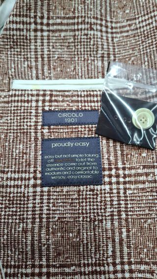 Americana Circolo 1901 Marrón Cuadros