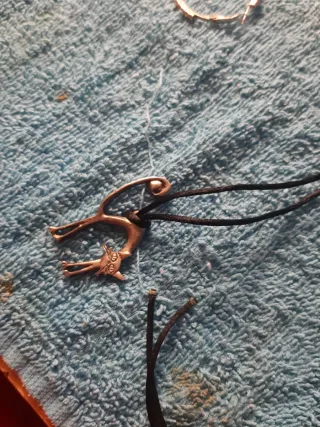 Colgante gato cuerda