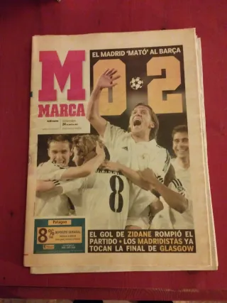 Periódicos Champions League Real Madrid