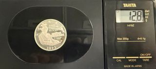 Half dollar plata USA 1993 James Madison.