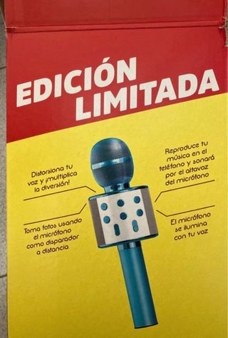 Micrófono Karaoke Cola Cao Nuevo