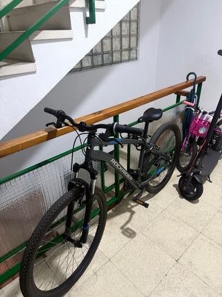 Bicicleta Rockrider Gris