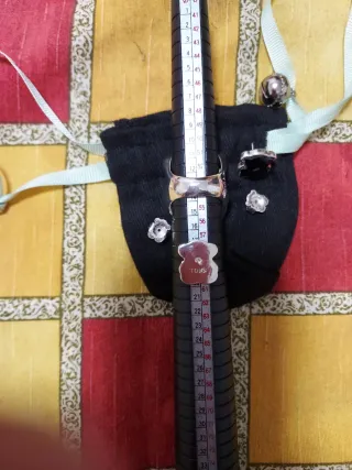 Anillo y pendientes Tous plata negro