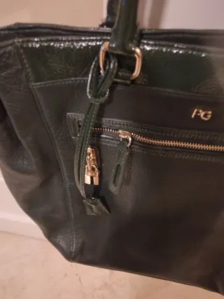 Bolso Piel  y charol de Purificación García ,