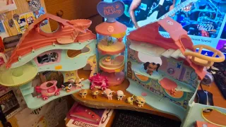 Casa Petshop Articulada con 8 Muñecos