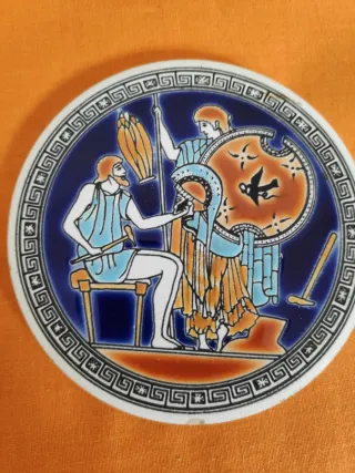 Conjunto 6 Posavasos Vintage Griegos