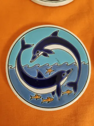 Conjunto 6 Posavasos Vintage Griegos