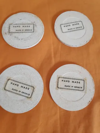 Conjunto 6 Posavasos Vintage Griegos