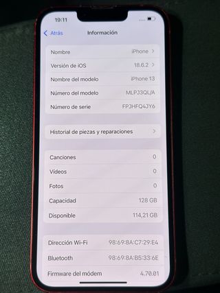 iPhone 13 Rojo