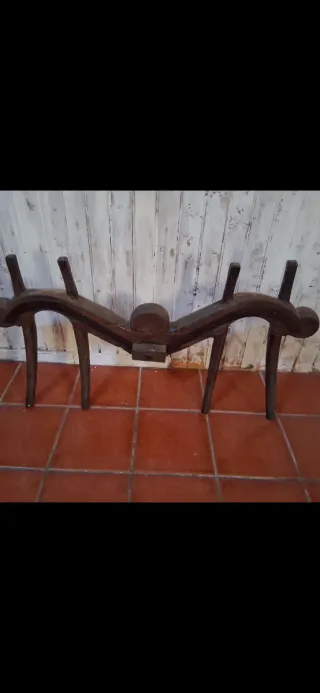 Yugo de madera antiguo