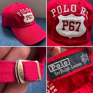 Gorra Polo Ralph Lauren P67 Roja