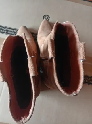 Botines Beige/Marrón Talla 39