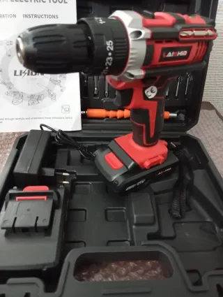 TALADRO ATORNILLADOR MULTIFUNCIONAL 2 BATERÍAS.