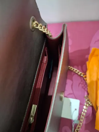 Bolso de fiesta Tom & Eva dorado/plateado