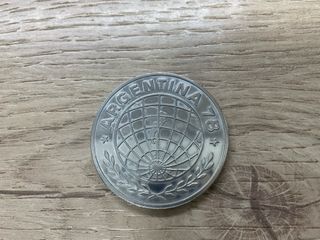 3 Monedas Argentinas Plata 1977 (Mundial 1978)