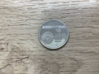 3 Monedas Argentinas Plata 1977 (Mundial 1978)