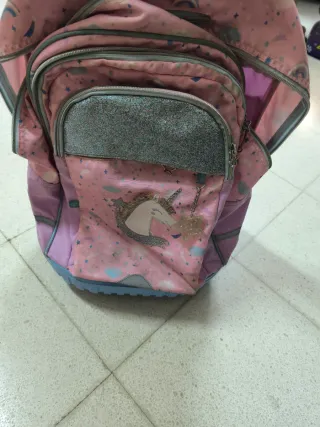 Maleta infantil unicornio y estrellas