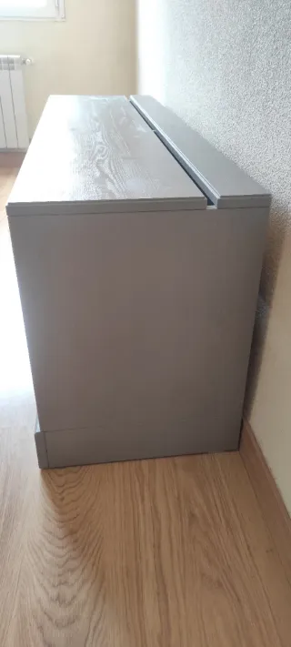 Mueble TV Ikea Havsta Gris