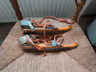 Par Patines Hielo Antiguos Vintage