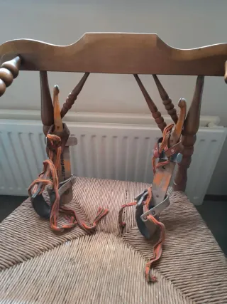 Par Patines Hielo Antiguos Vintage