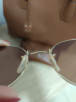 Gafas Ray-Ban Redondas Doradas Rosadas