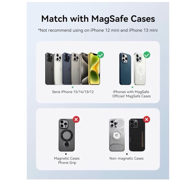 Batería Externa Kuulaa Magnética 5000mAh