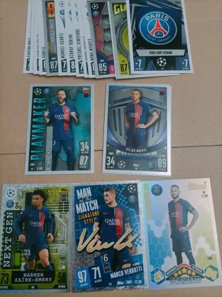 Colección de cromos Topps PSG
