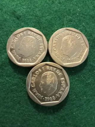 6 Monedas 200 Pesetas España
