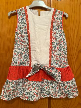 Vestido niña estampado floral