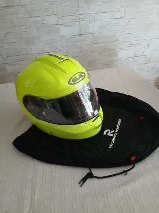 Casco Moto HJC Modular Amarillo