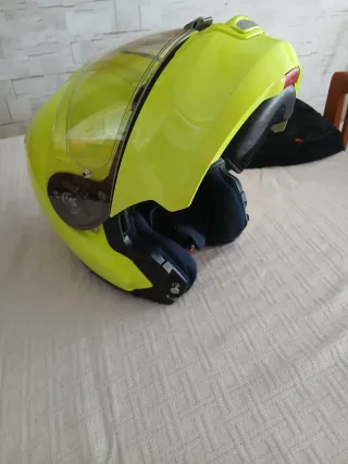 Casco Moto HJC Modular Amarillo