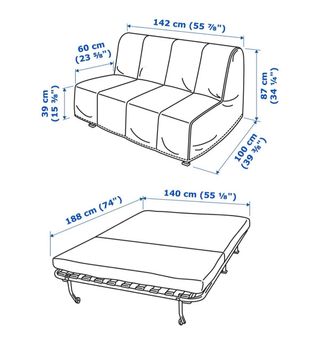 Sofá Cama Ikea Beige