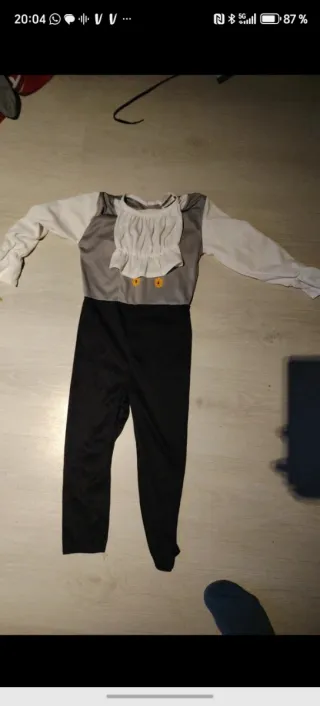 Disfraz infantil mayordomo época 4 años aprox