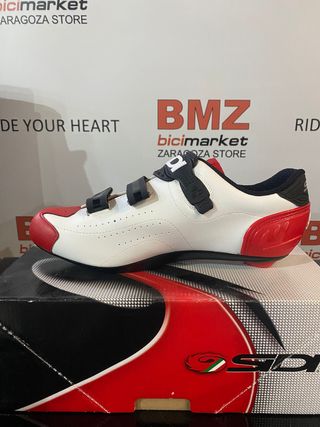 Zapatilla Sidi Alba 2 Blanco/Negro/Rojo